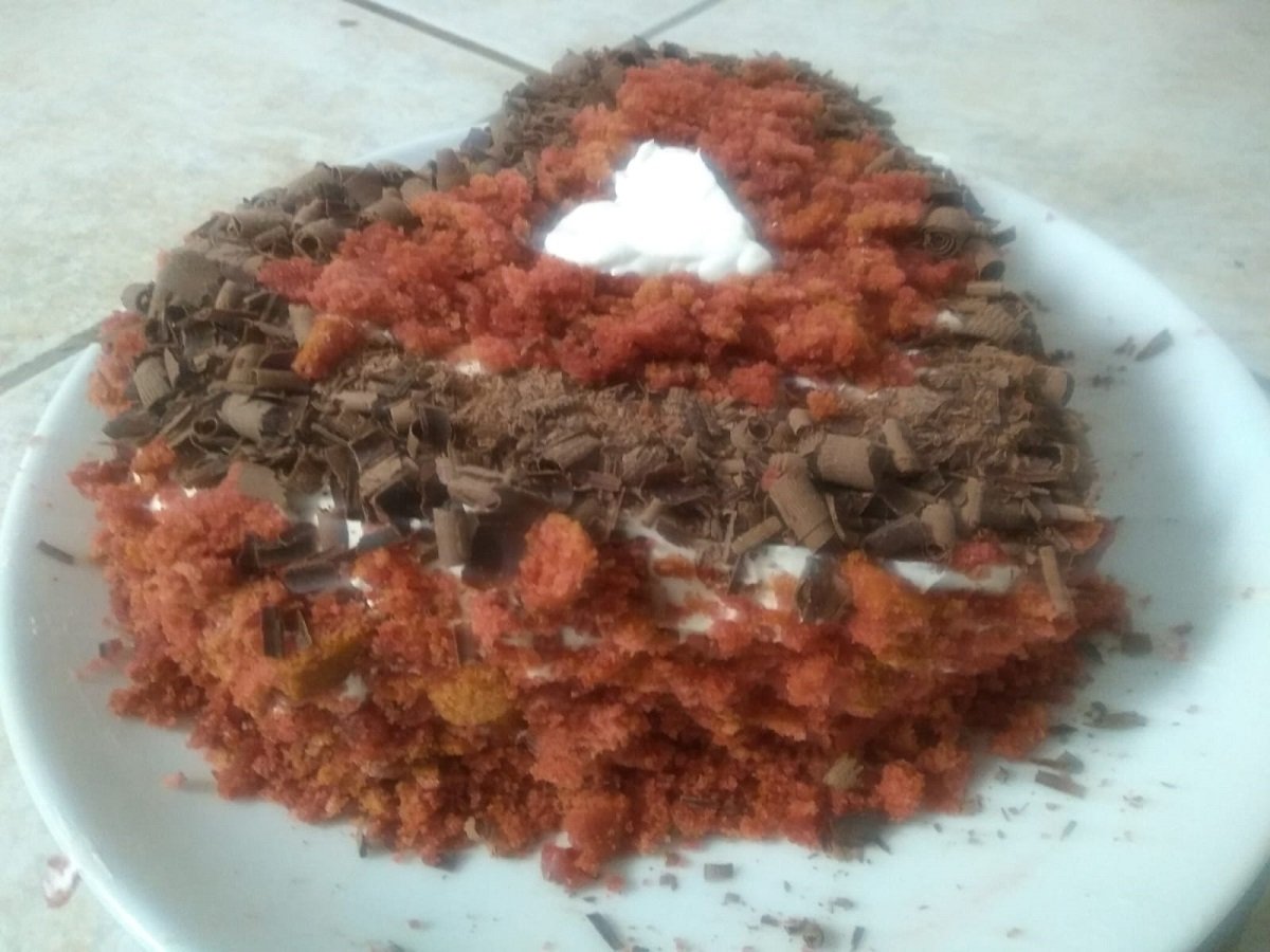 VALENTINE’S SPECIAL RED VELVET CAKE IN FRY PAN I EGGLESS & WITHOUT OVEN
