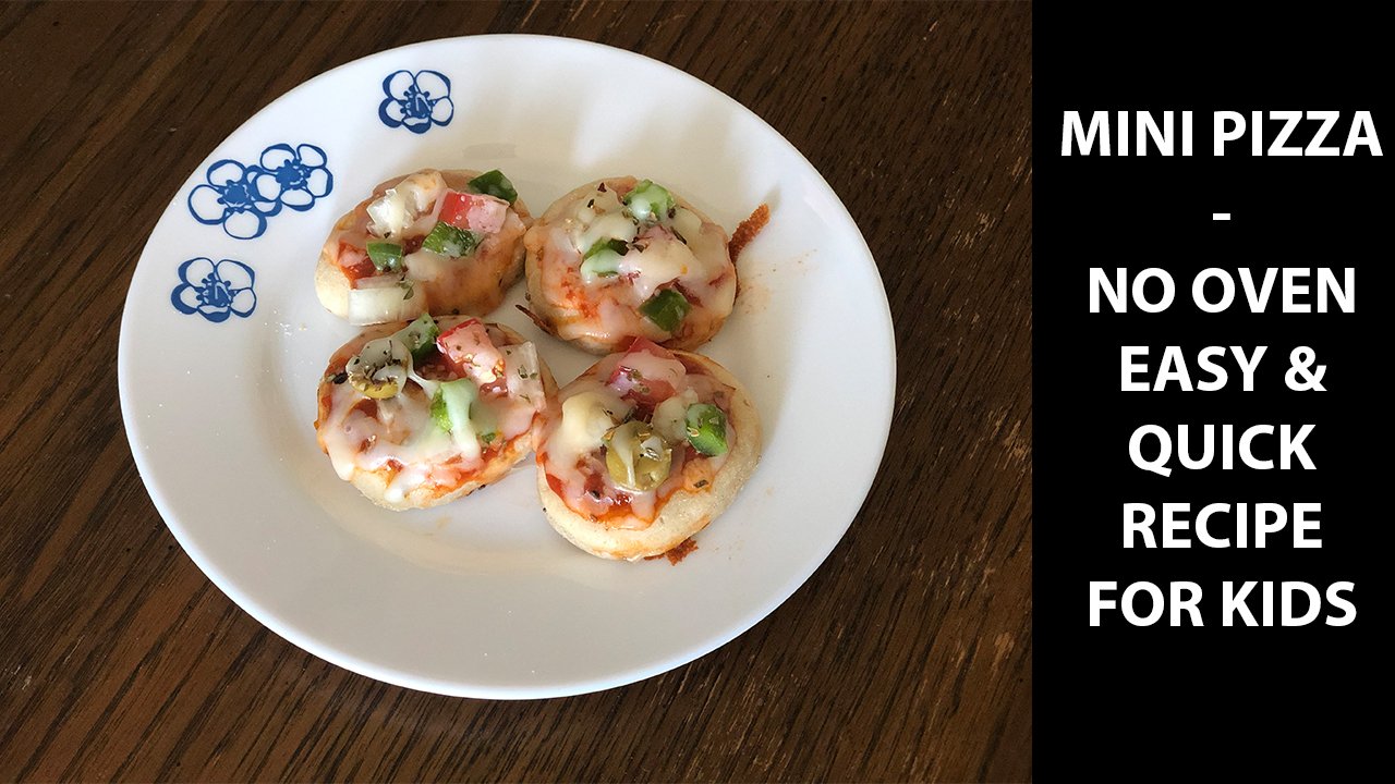 MINI PIZZA ON TAWA I WITHOUT OVEN VEGETABLE MINI PIZZA FOR KIDS I QUICK AND EASY PIZZA RECIPE
