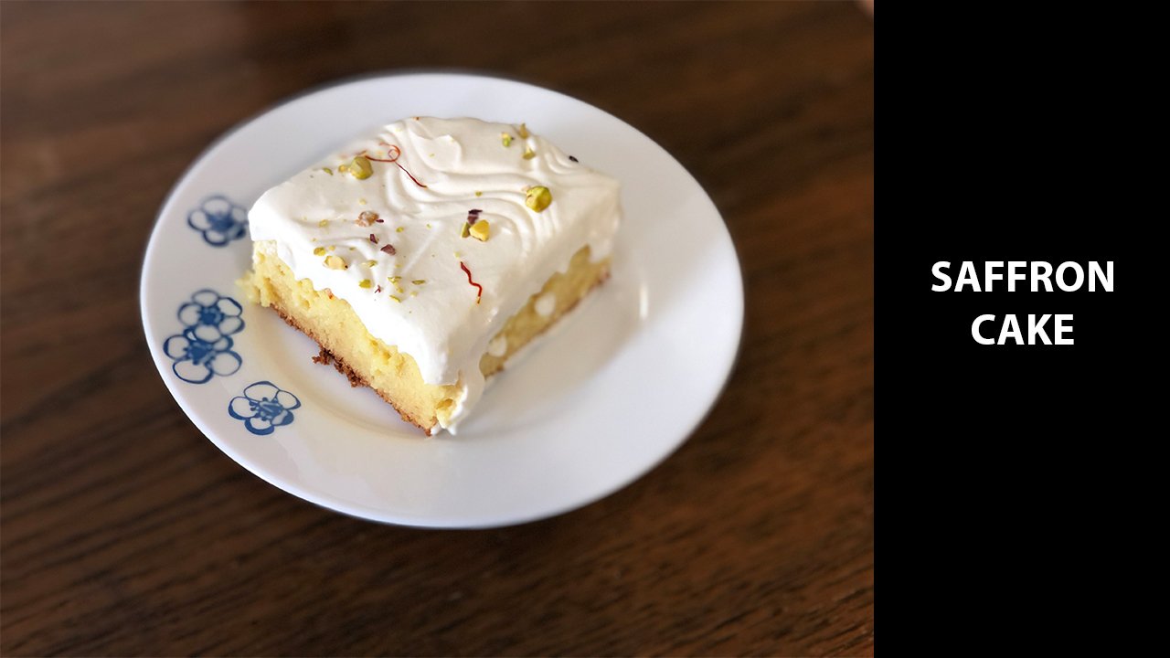 SAFFRON MILK CAKE | TRES LECHES SAFFRON MILK CAKE | EGGLESS & WITHOUT OVEN | FABFoodies